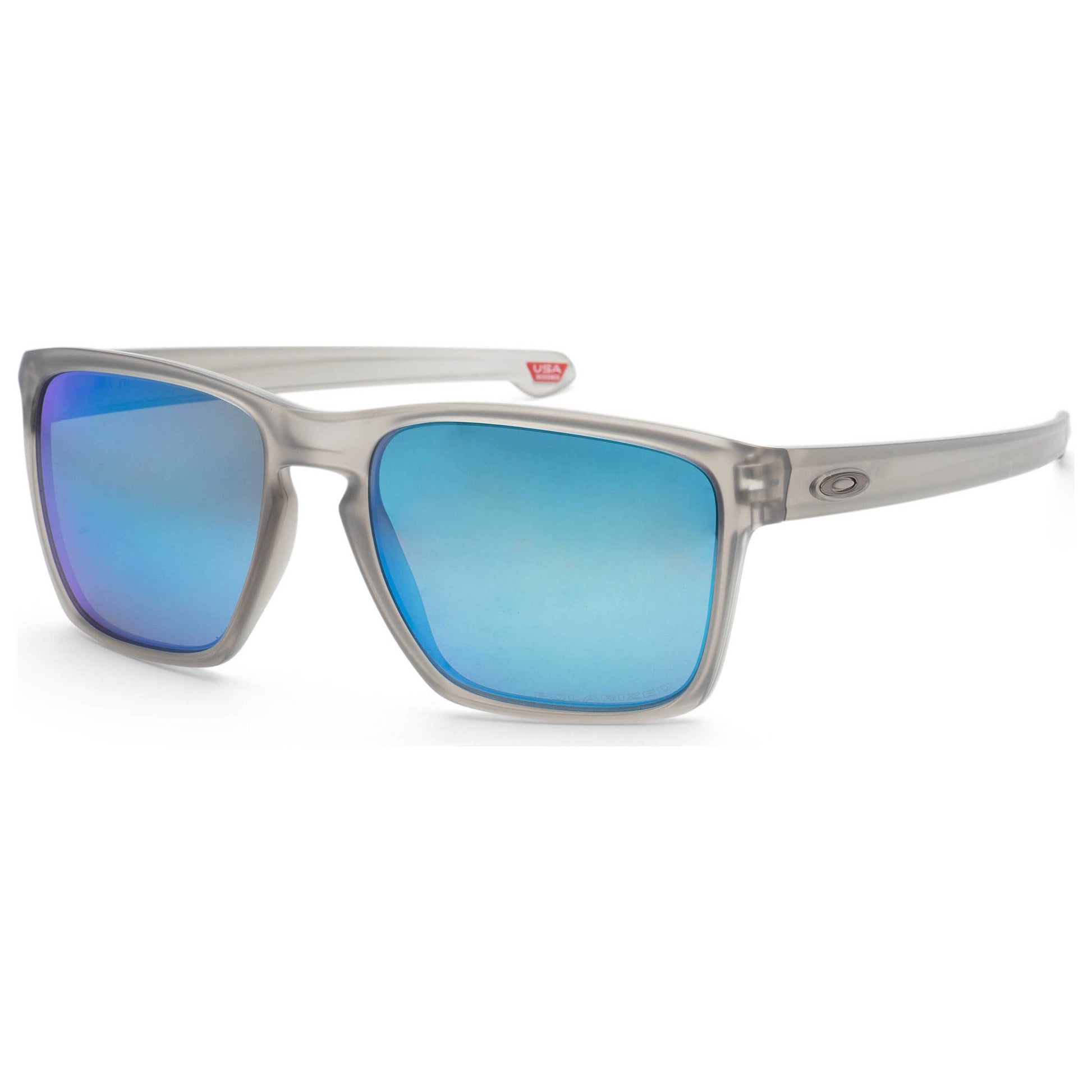 Front view of Oakley Silver XL Men's Sunglasses OO9341-03-57