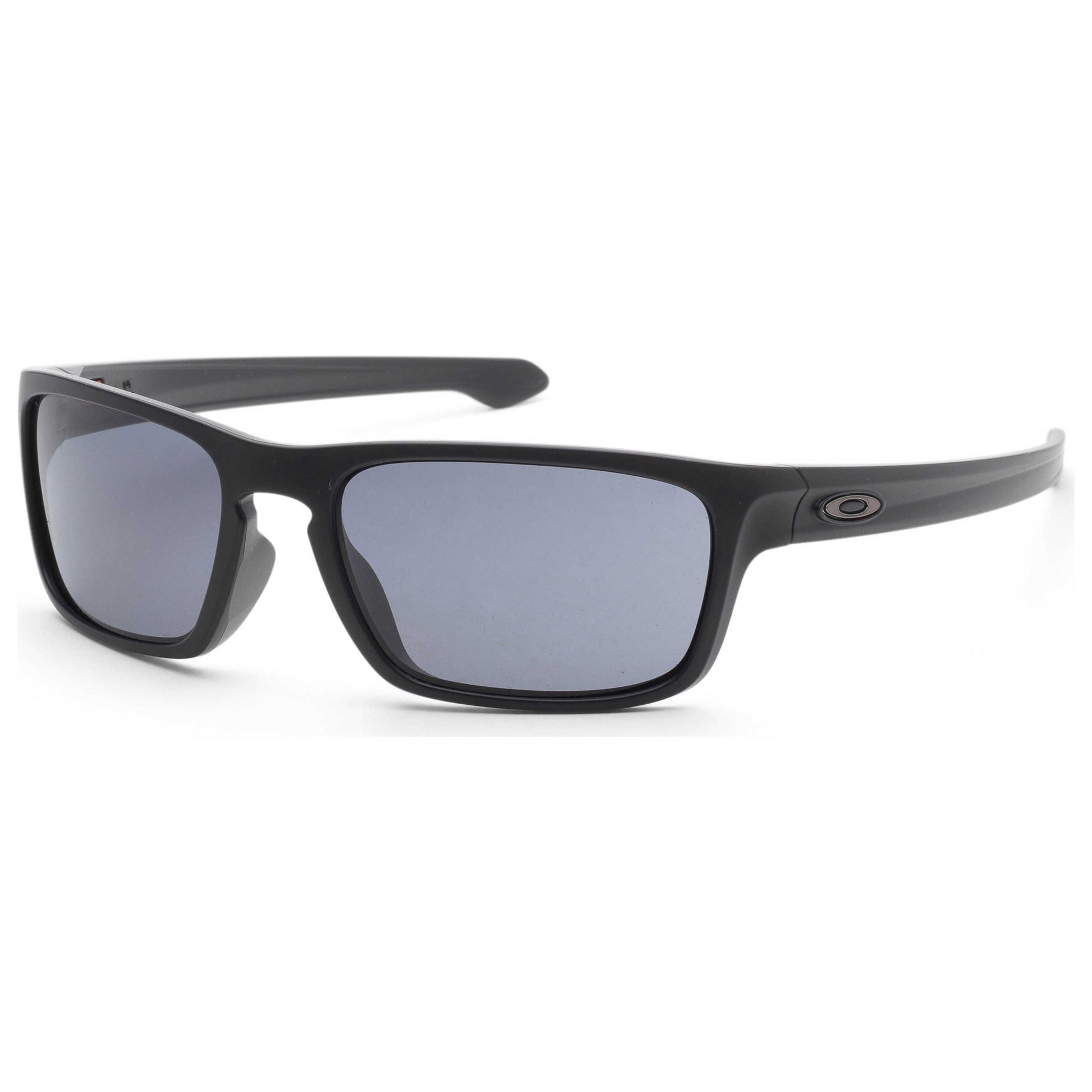 Front view of Oakley Silver Stealth Men's Sunglasses OO9408-01-56