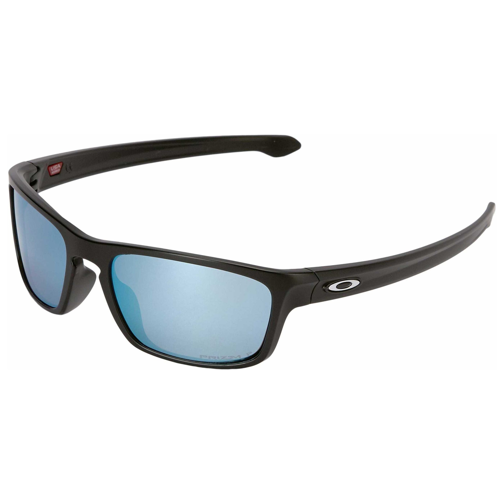 Front view of Oakley Silver Stealth Men's Sunglasses OO9408-07-56