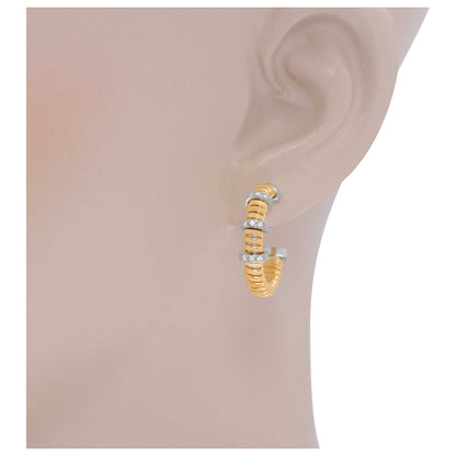 Tessitore Tubogas Women's Earrings OT-825Y - Image #4