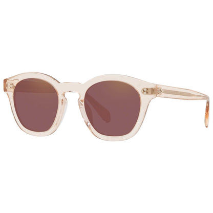 Front view of Oliver Peoples Boredeau LA Men's Sunglasses OV5382SU-1652E4