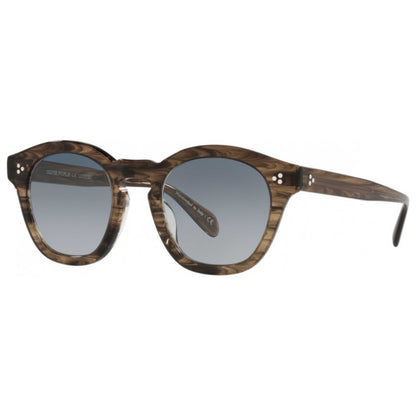 Front view of Oliver Peoples Boudreau L.A. Unisex Sunglasses OV5382SU-16898G