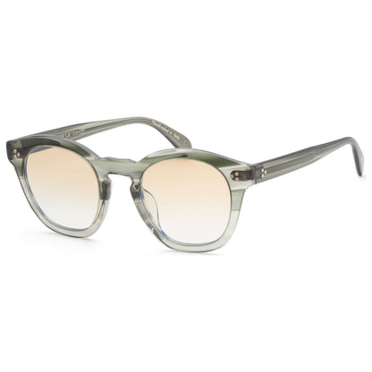 Front view of Oliver Peoples Boudreau L.A. Unisex Sunglasses OV5382SU-1705K6-48