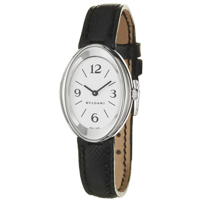Front view of Bulgari Ovale Women's Swiss Quartz (Battery-Powered) Watch OVW32GL