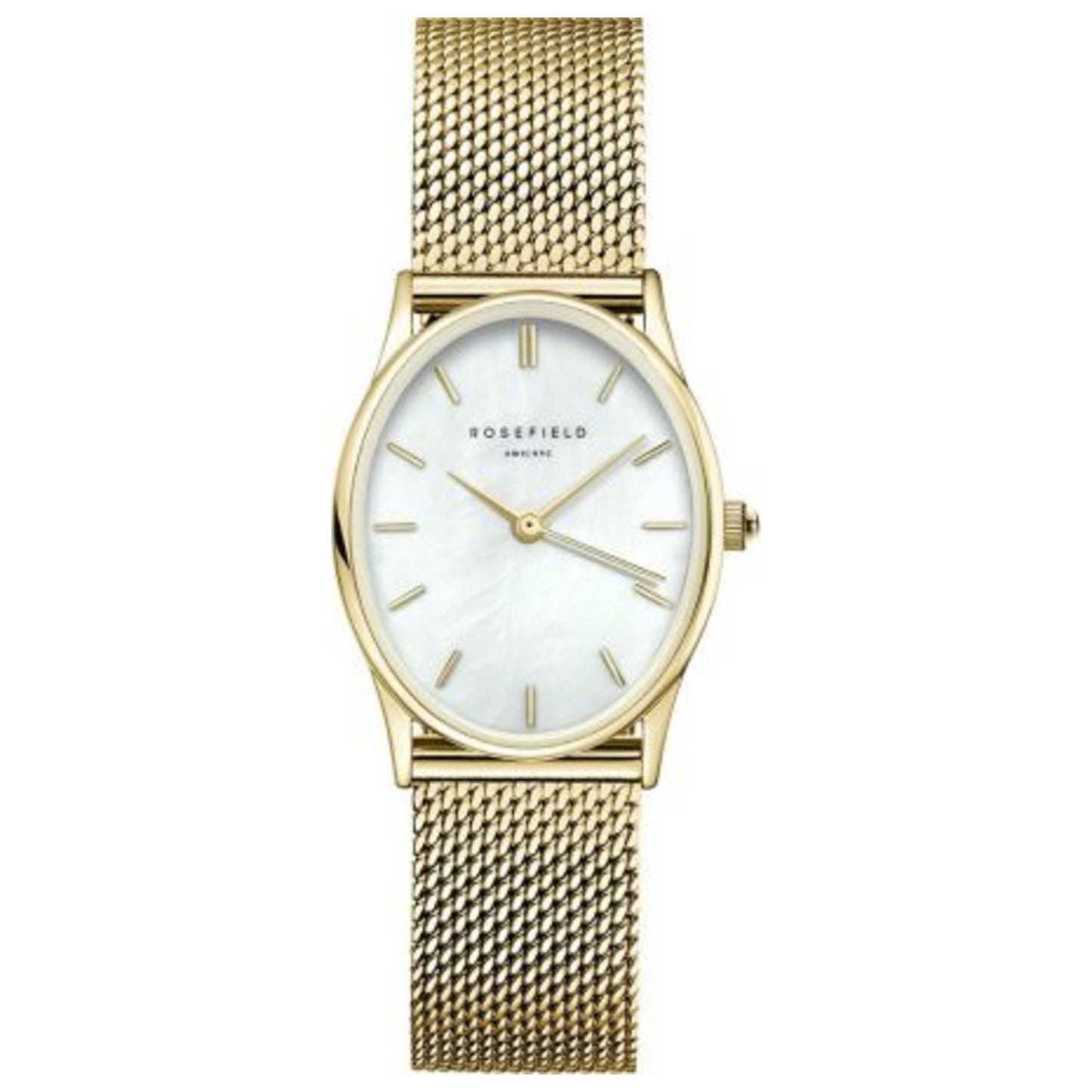 Front view of Rosefield Oval Women's Quartz Watch OWGMG-OV10