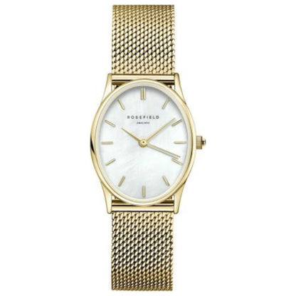 Front view of Rosefield Oval Women's Quartz Watch OWGMG-OV10