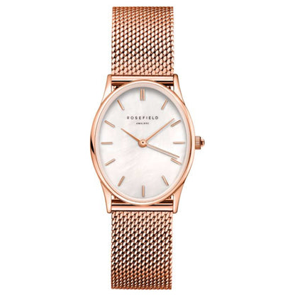 Front view of Rosefield Oval Women's Quartz Watch OWRMR-OV12
