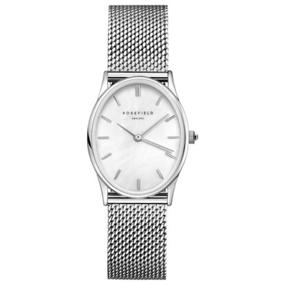 Front view of Rosefield Oval Women's Quartz Watch OWSMS-OV11