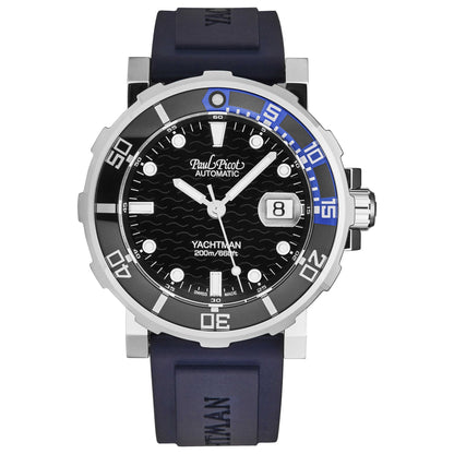 Front view of Paul Picot Yachtman III Men's Automatic Watch P1151NBSSG3614C