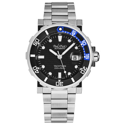 Front view of Paul Picot Yachtman III Men's Automatic Watch P1151NBSSG40003