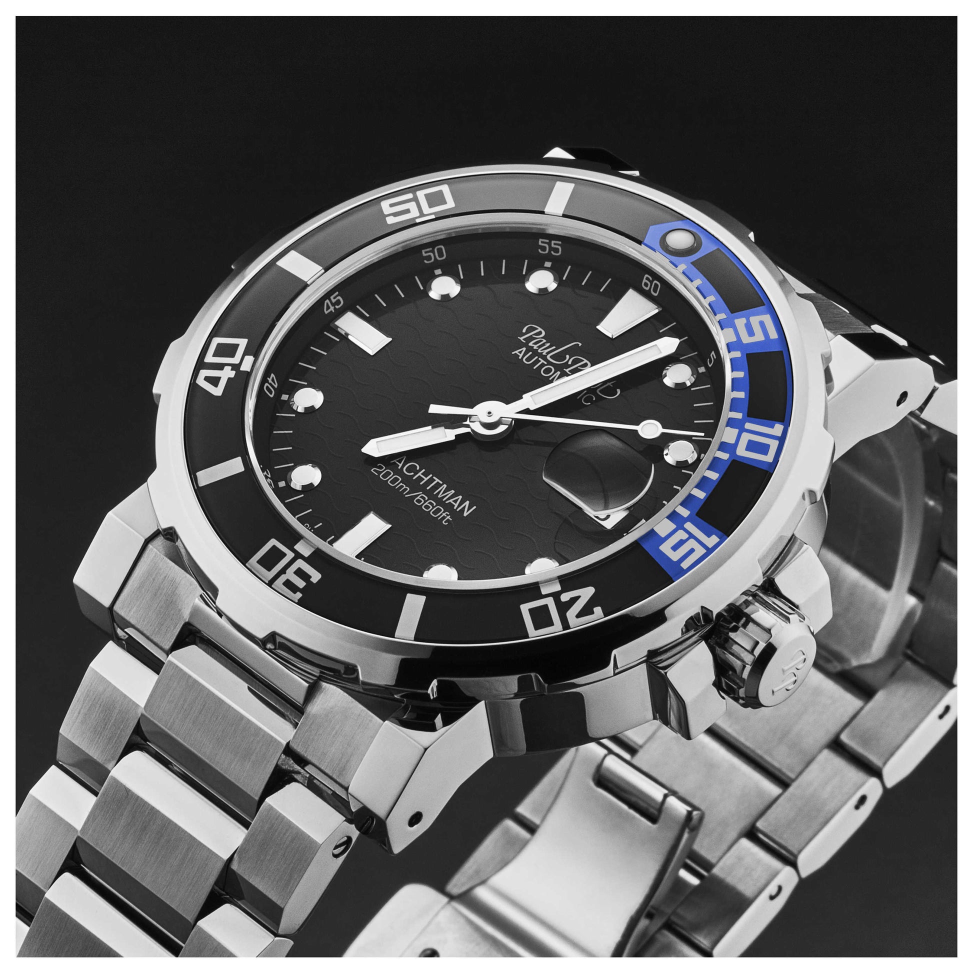 Paul Picot Yachtman III Men's Automatic Watch P1151NBSSG40003 - Image #4