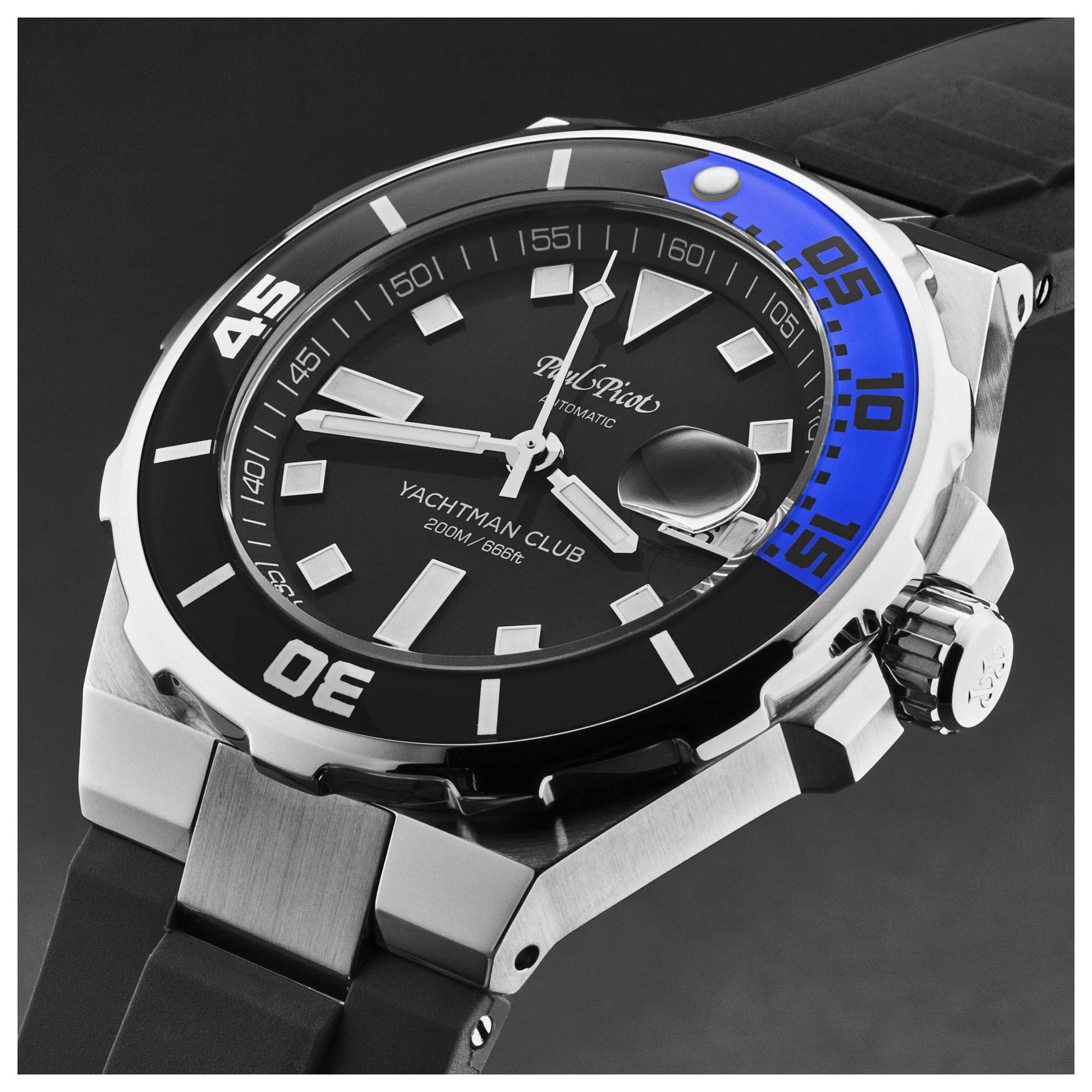 Paul Picot YachtmanClub Men's Automatic Watch P1251NBSG3614CM - Image #2
