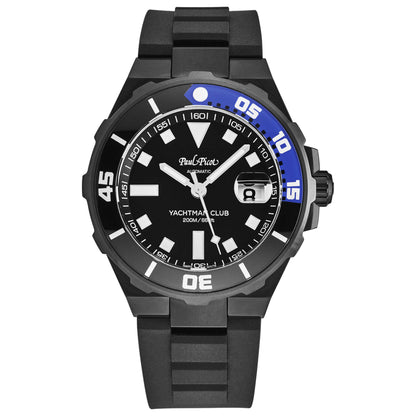 Front view of Paul Picot YachtmanClub Men's Automatic Watch P1251NNB3614CM1
