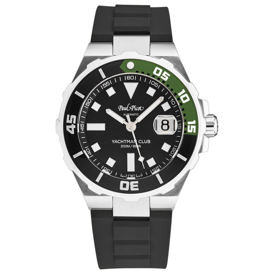 Front view of Paul Picot YachtmanClub Men's Automatic Watch P1251NVSG3614CM