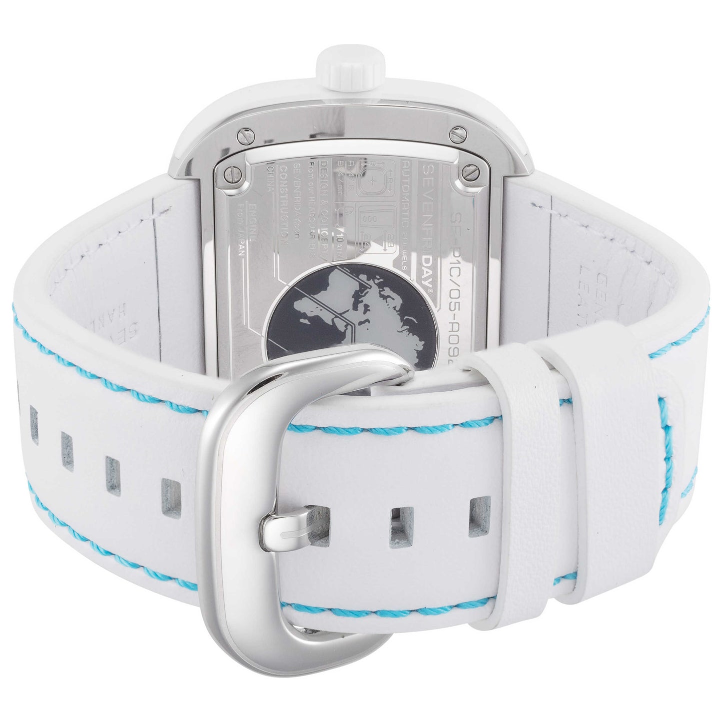 Back view of Sevenfriday Curacao Men's Automatic Watch P1C-05