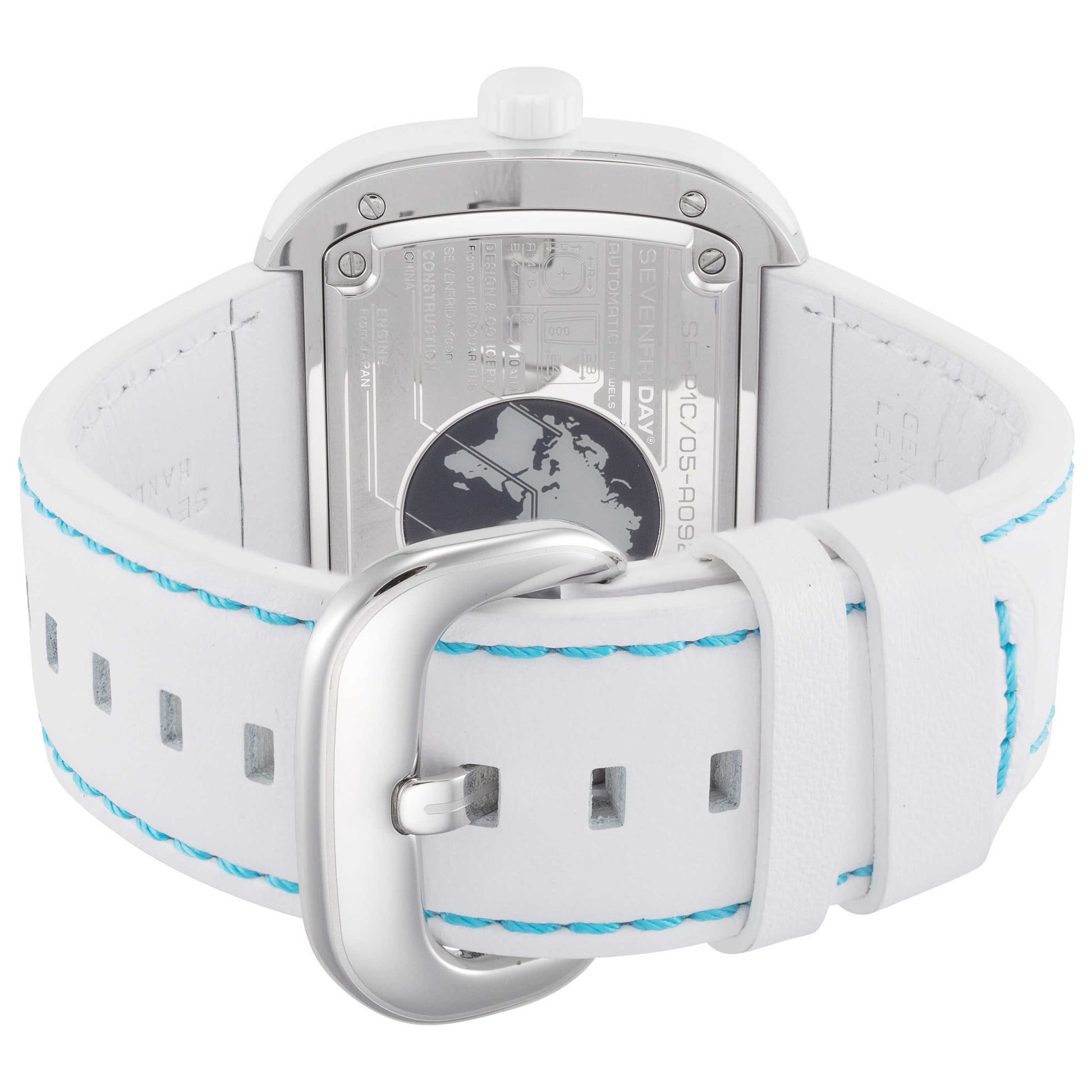 Back view of Sevenfriday Curacao Men's Automatic Watch P1C-05