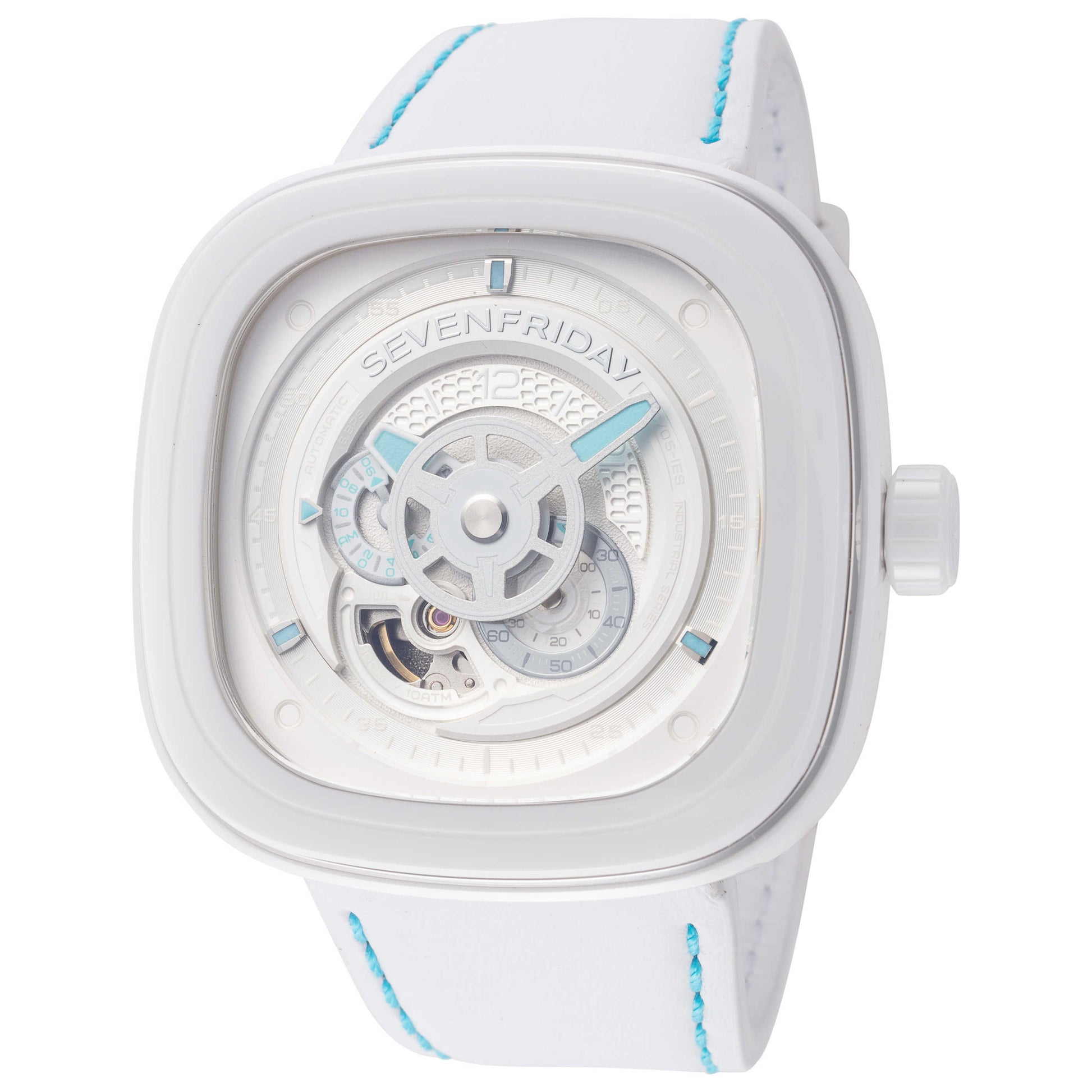 Front view of Sevenfriday Curacao Men's Automatic Watch P1C-05