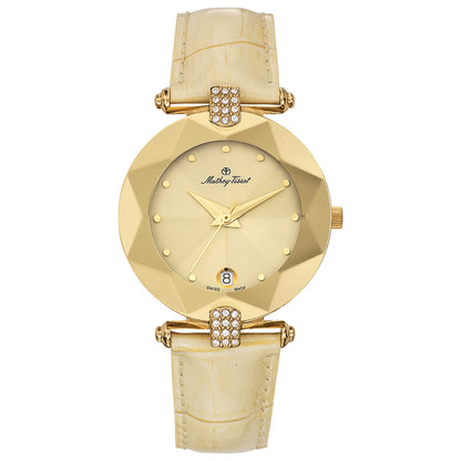 Front view of Mathey Tissot Pyramide Women's Quartz Watch P312M