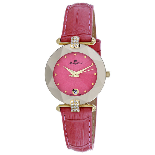 Front view of Mathey Tissot Pyramide Women's Quartz Watch P317F