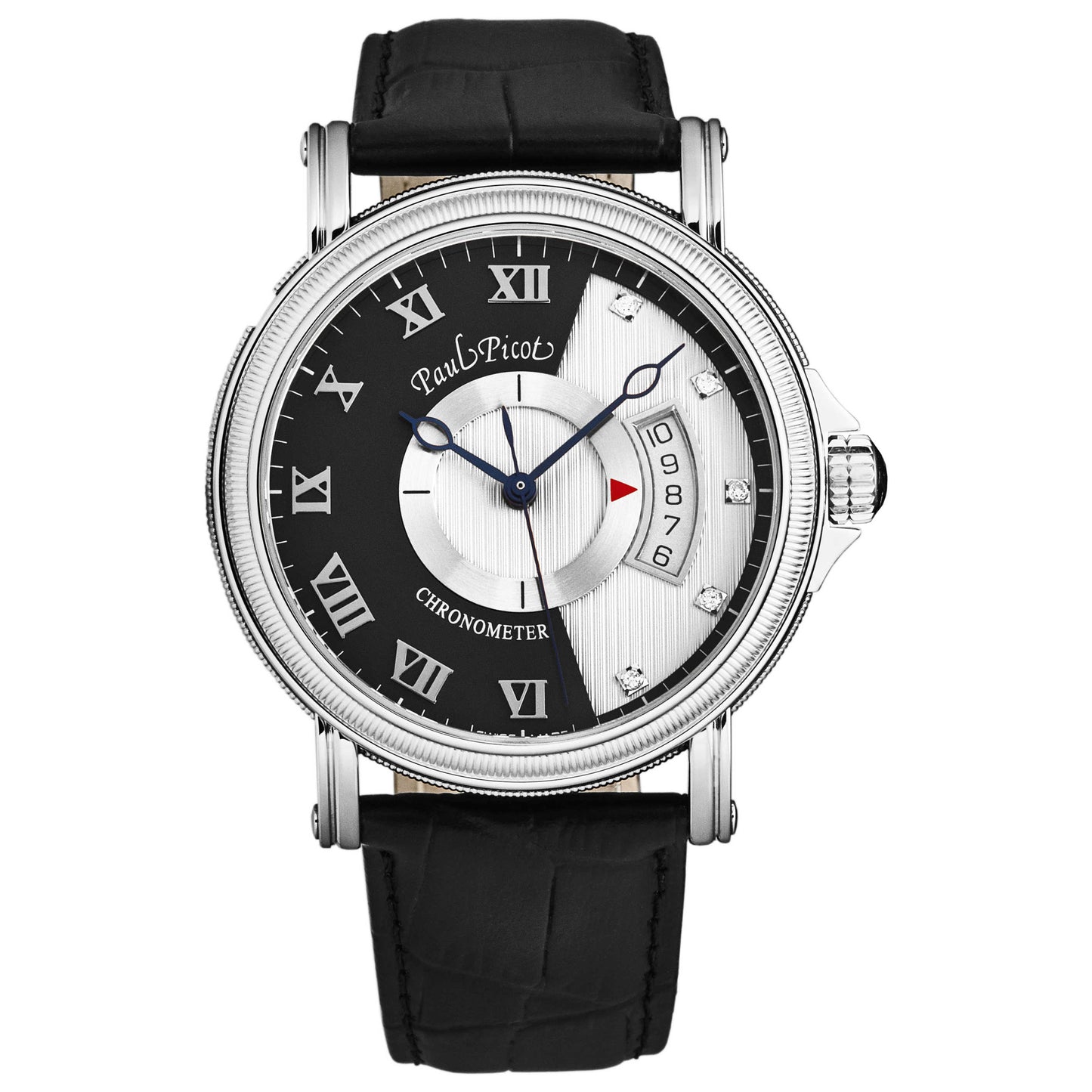 Front view of Paul Picot Atelier Men's Automatic Watch P3351.SG.3201