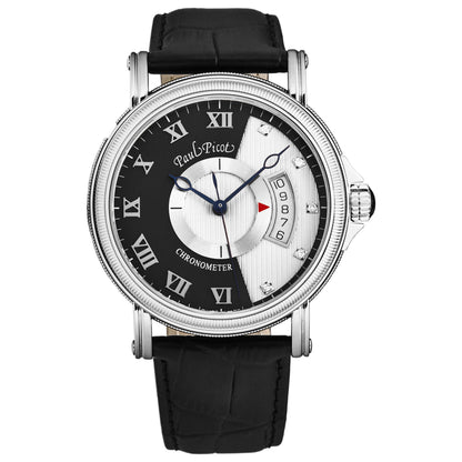 Front view of Paul Picot Atelier Men's Automatic Watch P3351.SG.3201