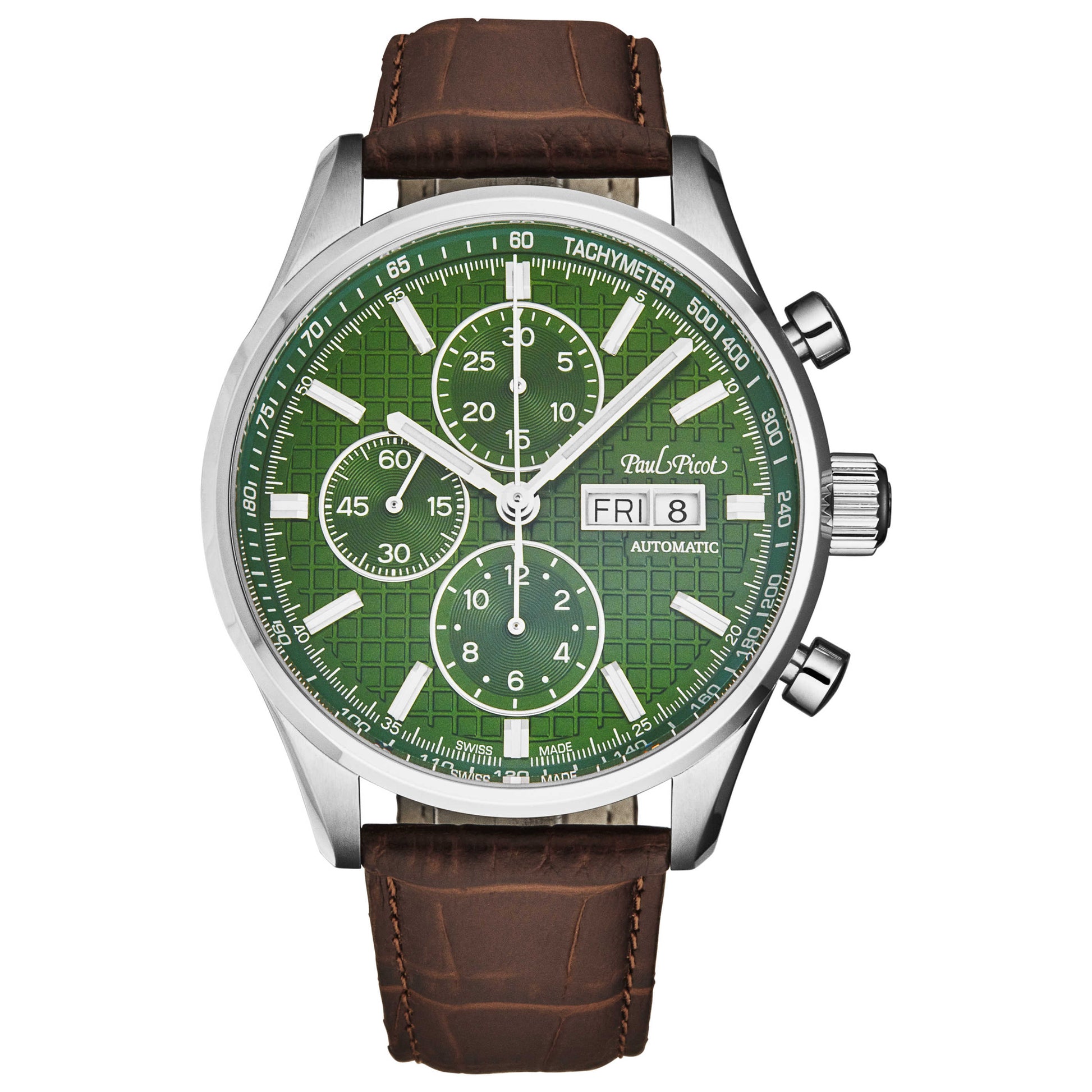 Front view of Paul Picot Gentleman Blazer Men's Automatic Watch P4309SG10216614