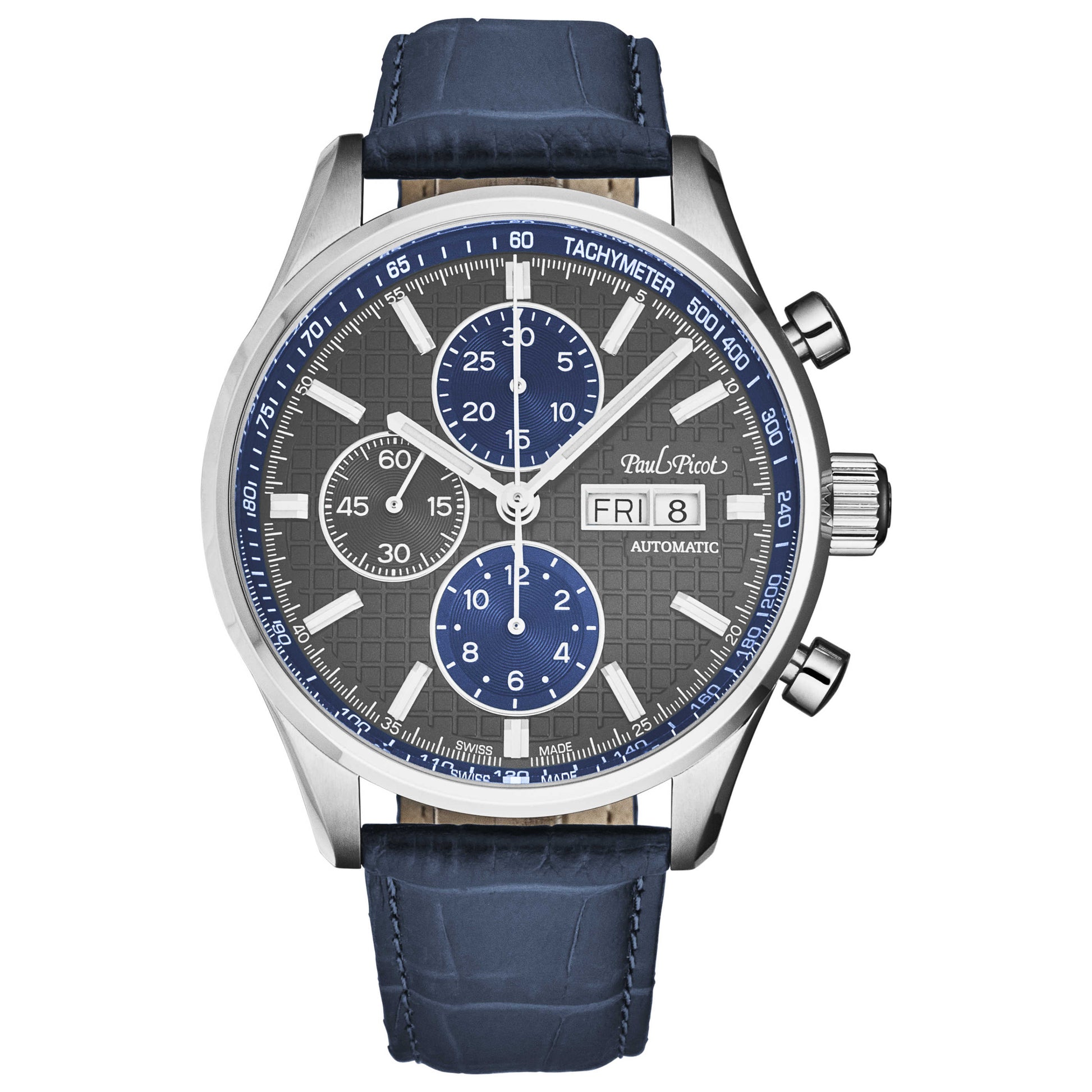 Front view of Paul Picot Gentleman Blazer Men's Automatic Watch P4309SG11318614