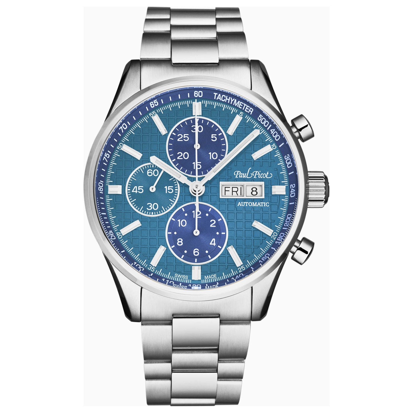 Front view of Paul Picot Gentleman Blazer Men's Automatic Watch P4309SG40002614