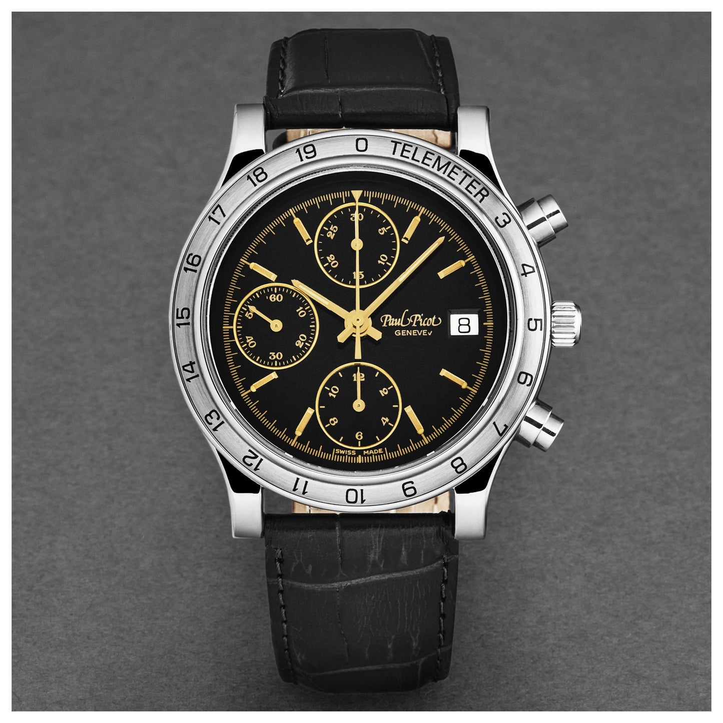 Paul Picot Telemeter Men's Automatic Watch P7004A20.332 - Image #3
