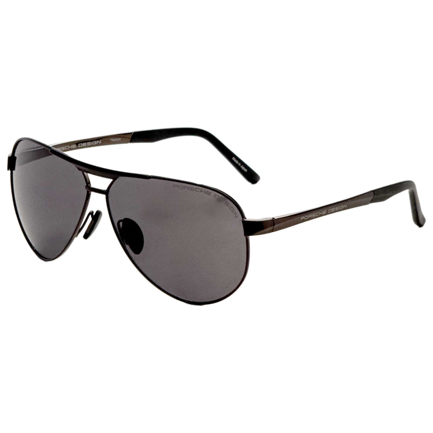 Front view of Porsche Design Men's Sunglasses P8649-62E