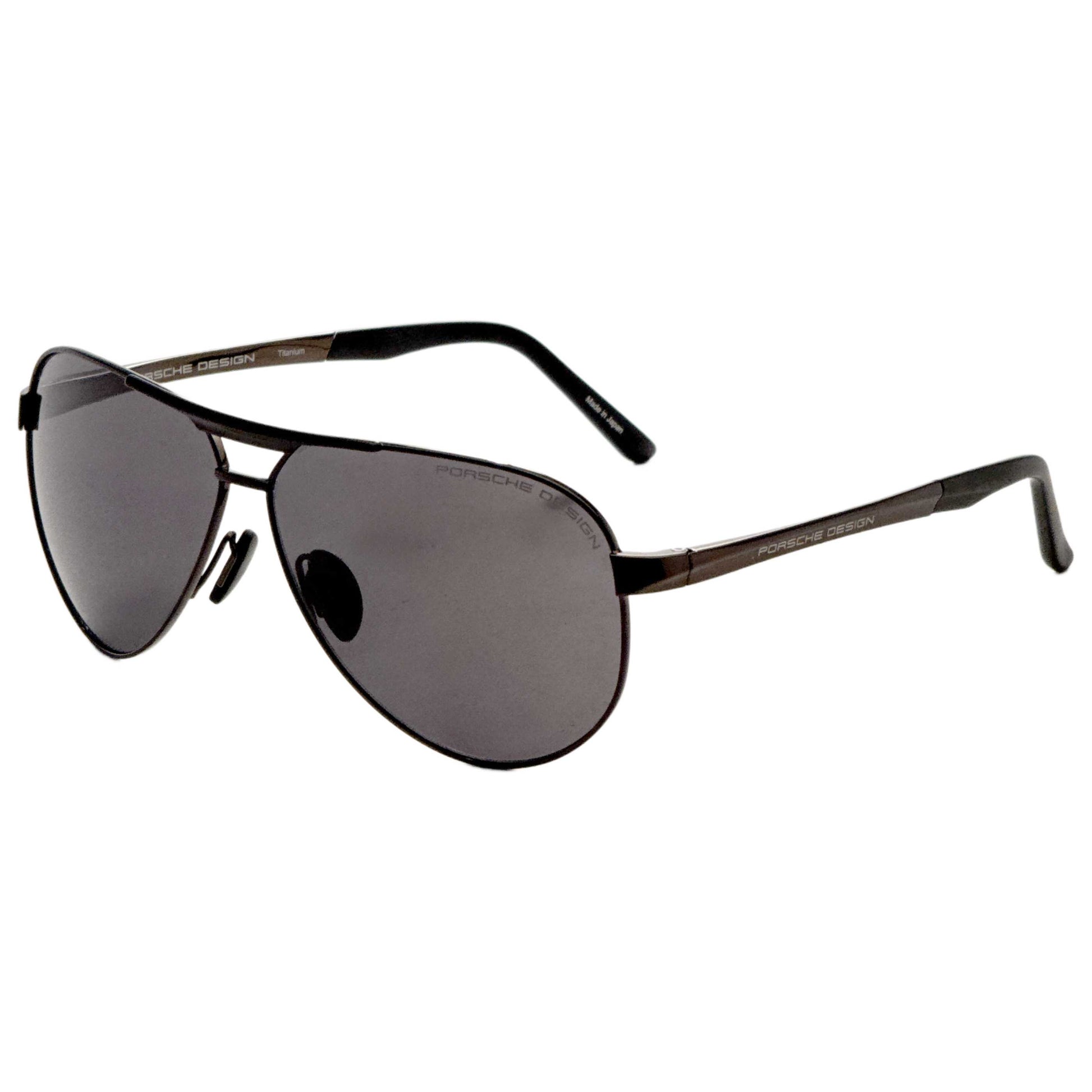 Front view of Porsche Design Men's Sunglasses P8649-62E