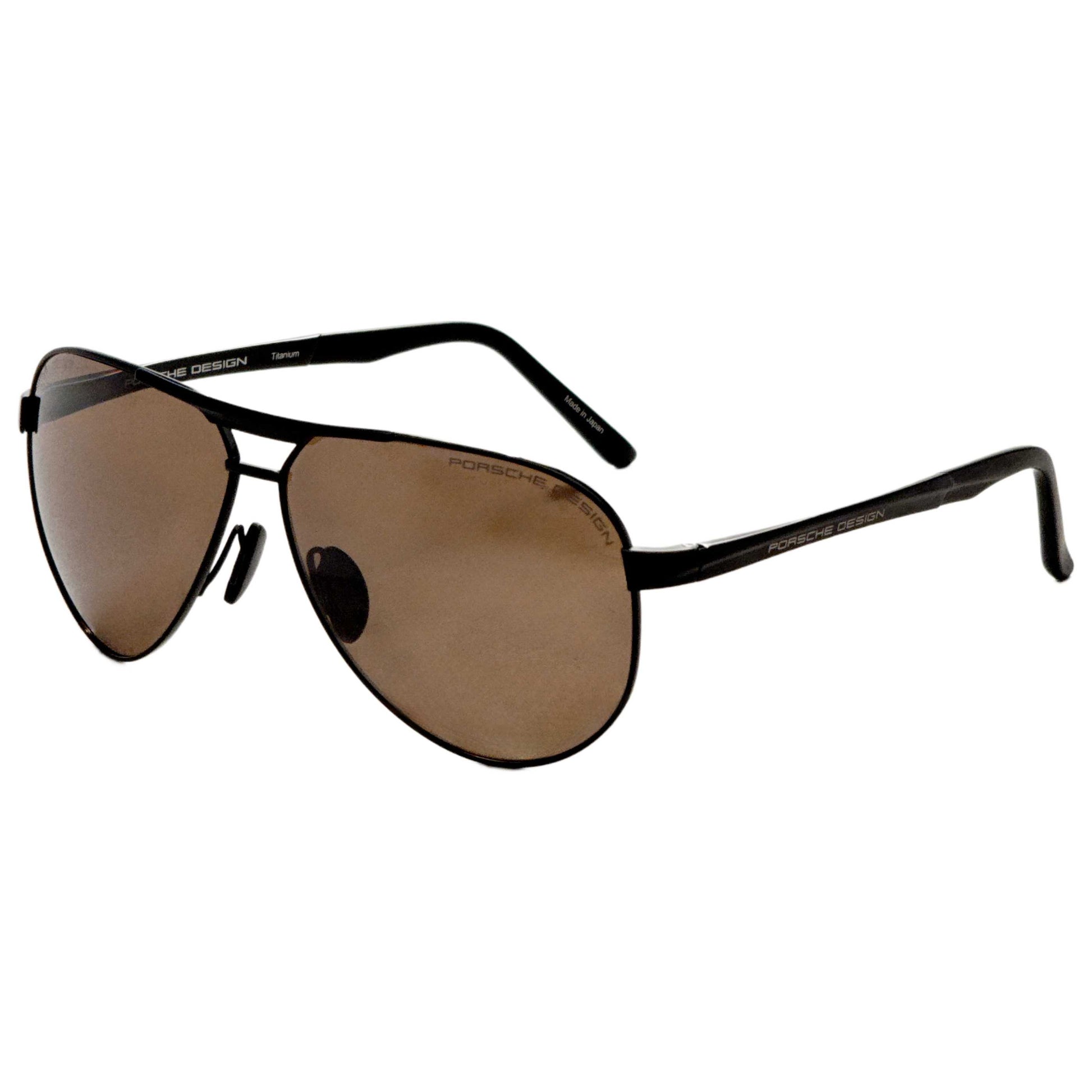 Front view of Porsche Design Men's Sunglasses P8649-62J