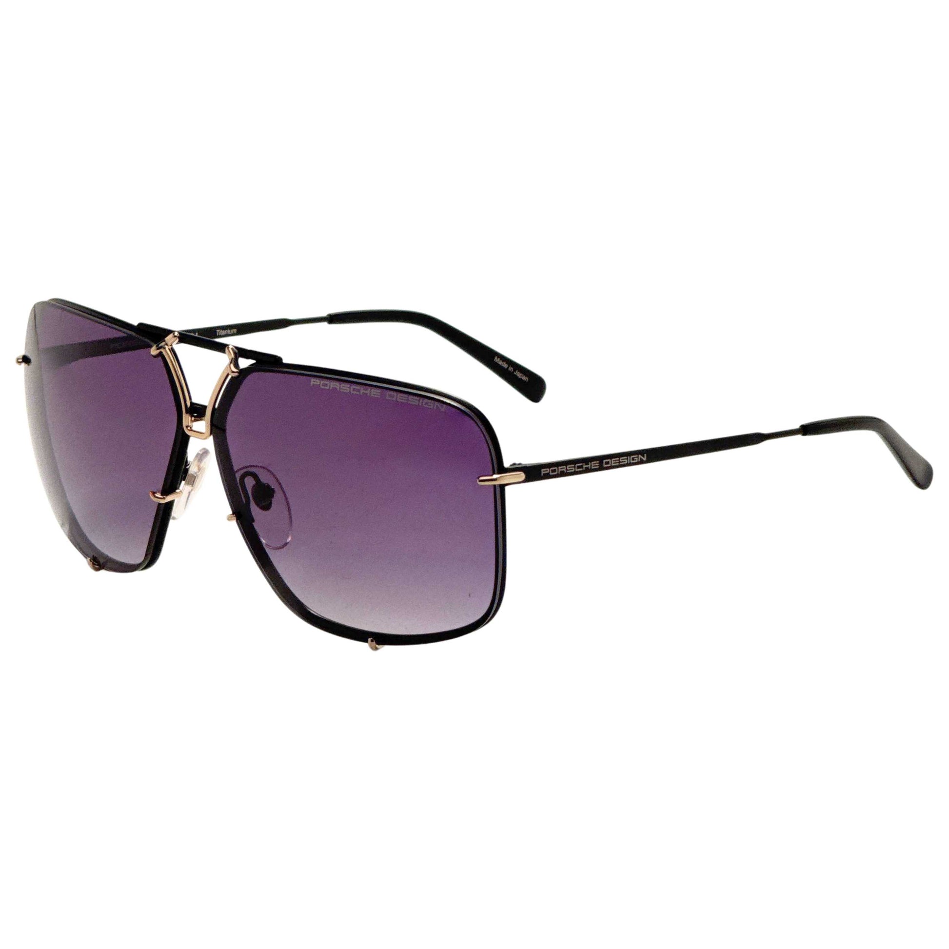 Front view of Porsche Design Men's Sunglasses P8928-65D