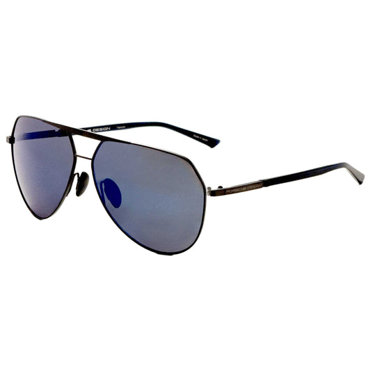 Front view of Porsche Design Men's Sunglasses P893163B