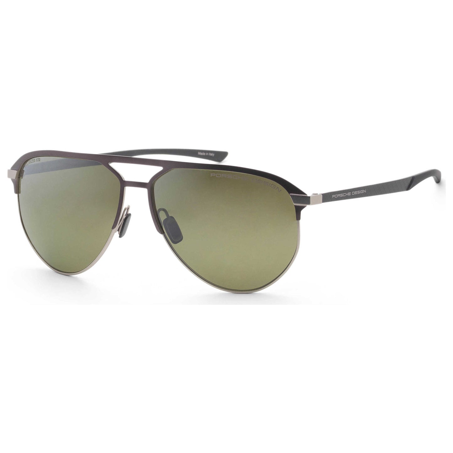 Front view of Porsche Design Men's Sunglasses P8965-62B