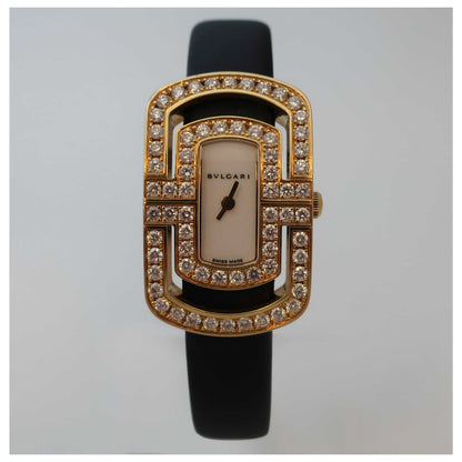 Front view of Bulgari Parentesi Women's Swiss Quartz (Battery-Powered) Watch PA35WD2GL-SDV