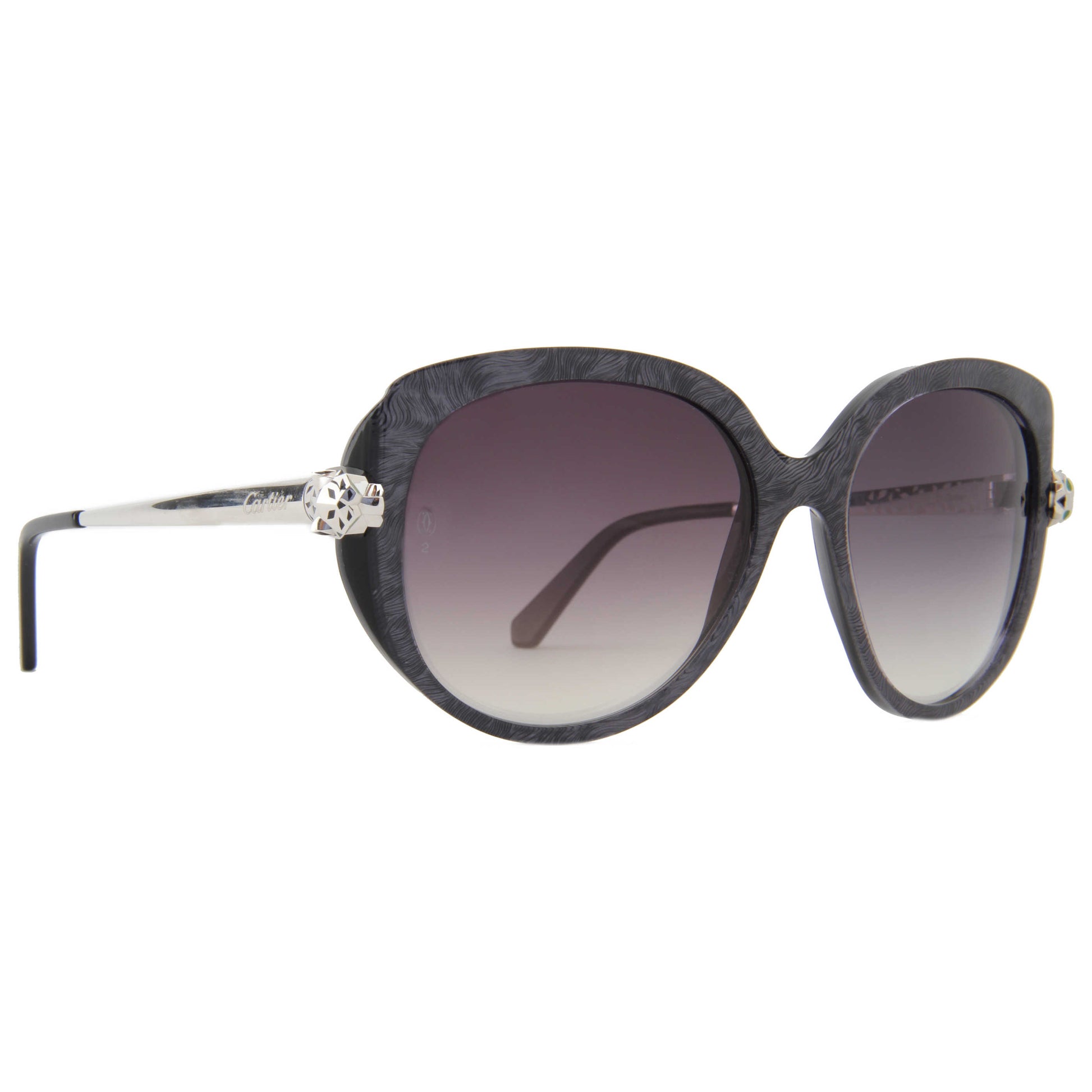 Front view of Cartier Fashion Women's Sunglasses PANTHERE-WILD-ESW-ESW00123-0