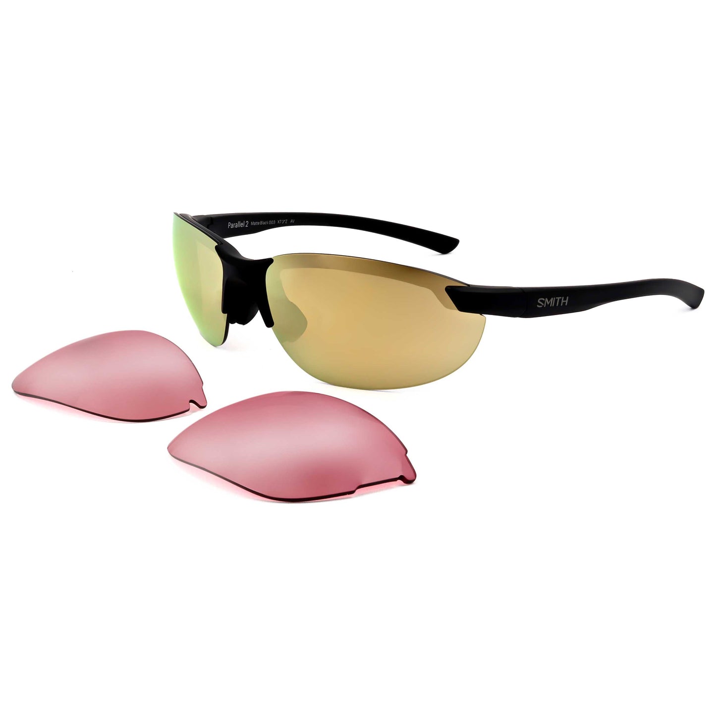 Front view of Smith Optics Unisex Sunglasses PARALLEL2-003-71