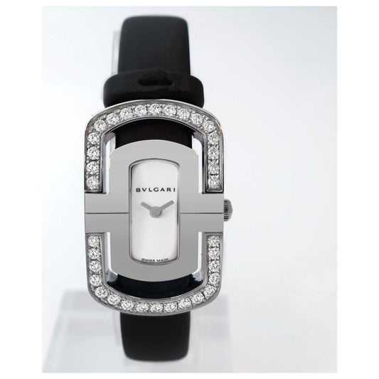 Front view of Bulgari Parentesi Women's Swiss Quartz (Battery-Powered) Watch PAW35WD1GL-SD