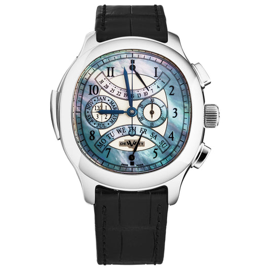 Front view of DeWitt Pressy Grande Men's Manual-Wind Watch PE.9601.20.M65