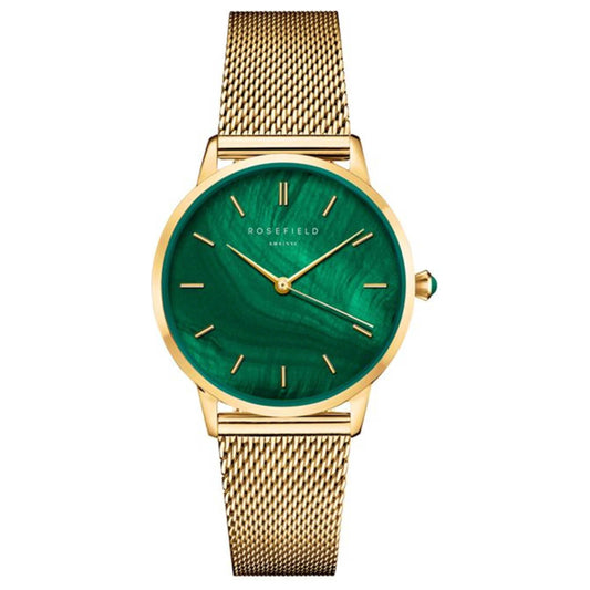 Front view of Rosefield Pearl Edit Women's Quartz Watch PEGMG-R10