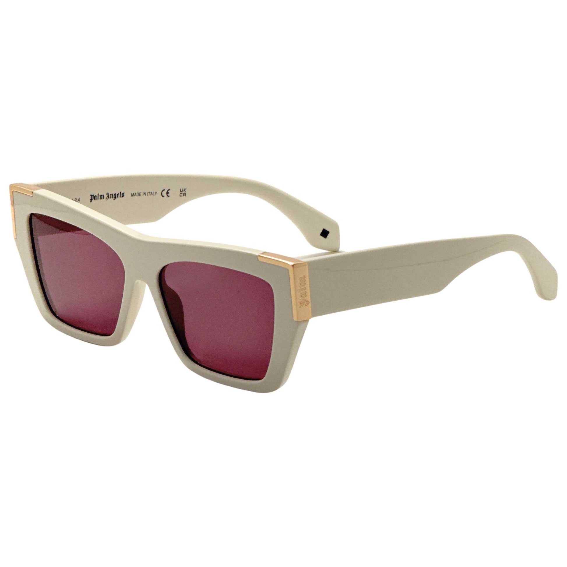 Front view of Palm Angels Hollywood Women's Sunglasses PERI099F24PLA0010107