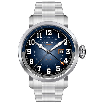 Front view of Pegoud Premiere Men's Quartz Watch PG-9005-11