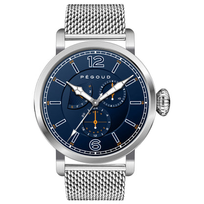 Front view of Pegoud Premiere Men's Quartz Watch PG-9006-33