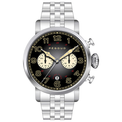 Front view of Pegoud Premiere Men's Quartz Watch PG-9007-22