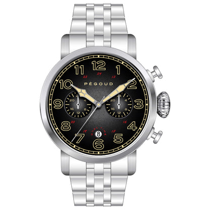 Front view of Pegoud Premiere Men's Quartz Watch PG-9007-33