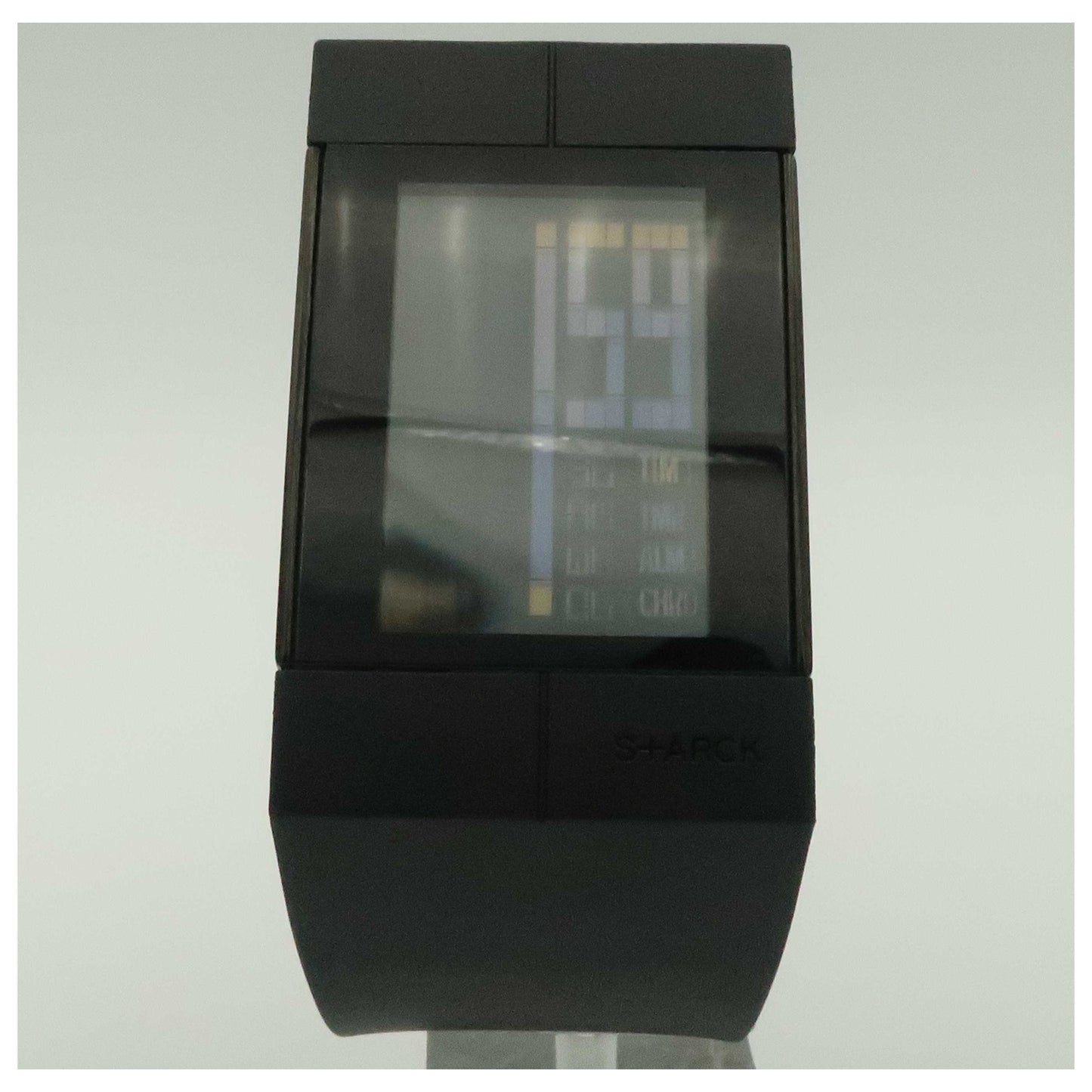 Front view of Philippe Starck Digital Men's Quartz Watch PH1110-PO2