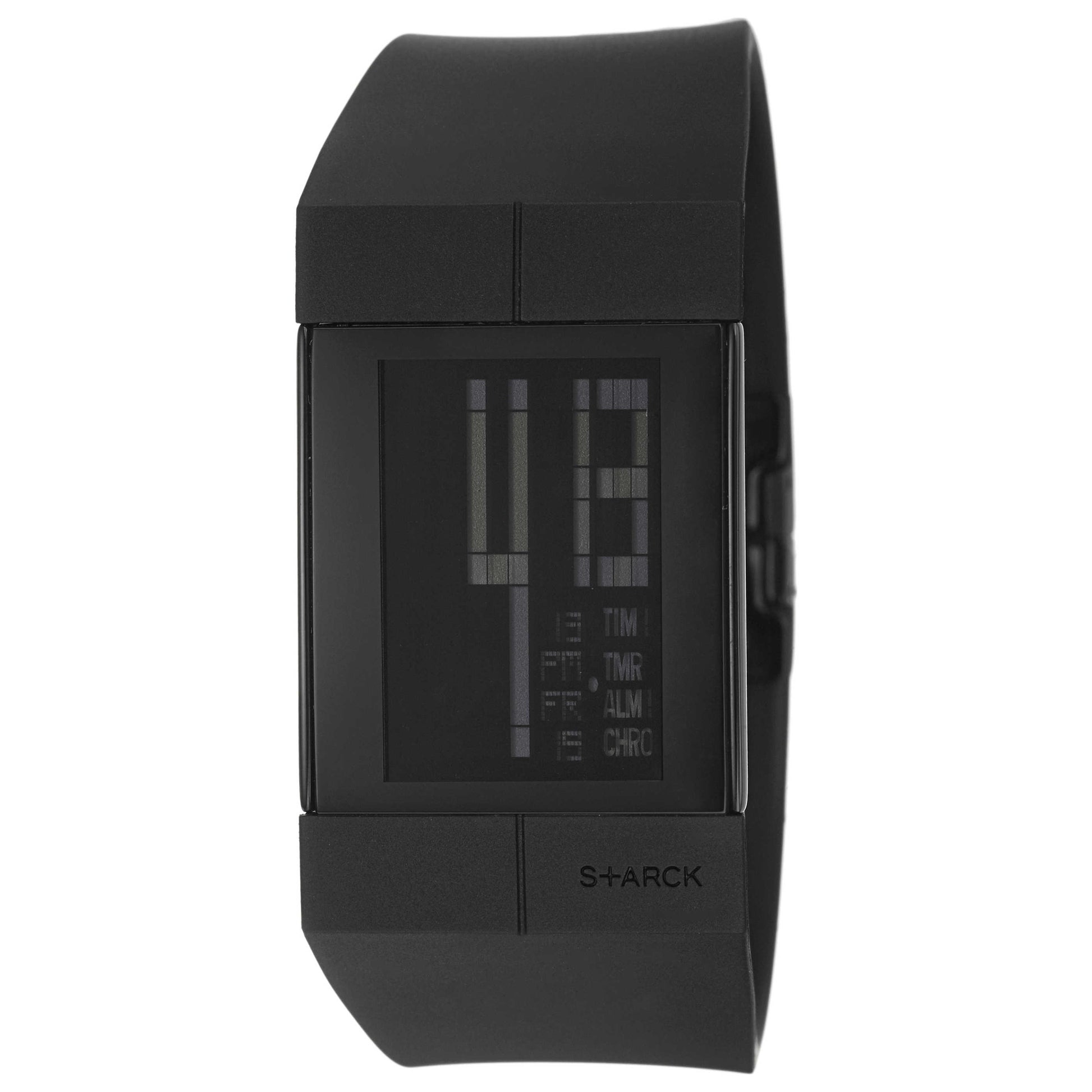 Front view of Philippe Starck Digital Men's Quartz Watch PH1110