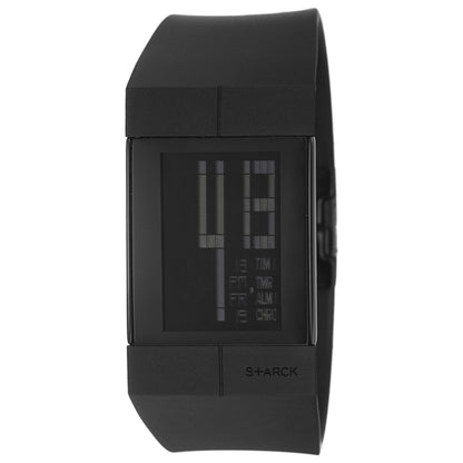 Front view of Philippe Starck Digital Men's Quartz Watch PH1110
