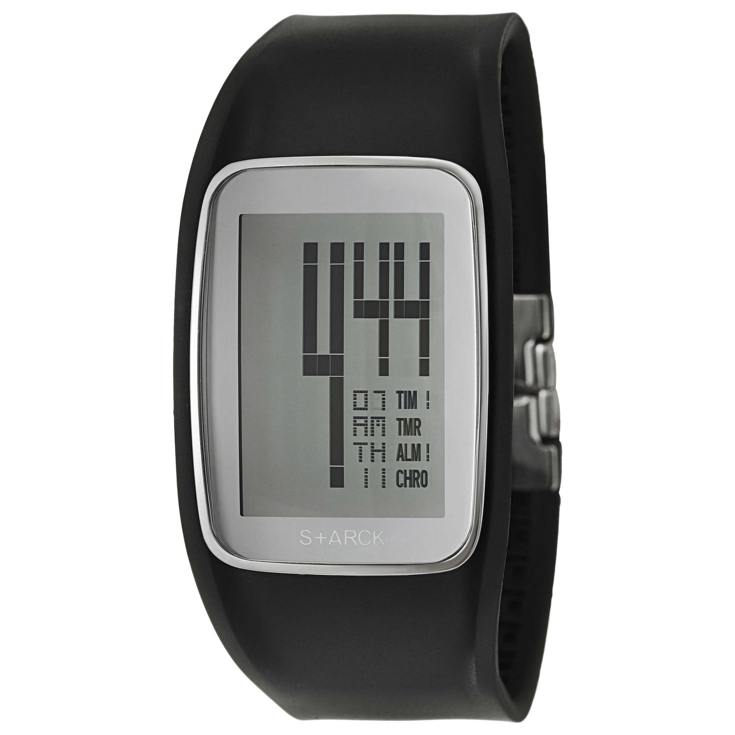 Front view of Philippe Starck Digital Men's Quartz Watch PH1120